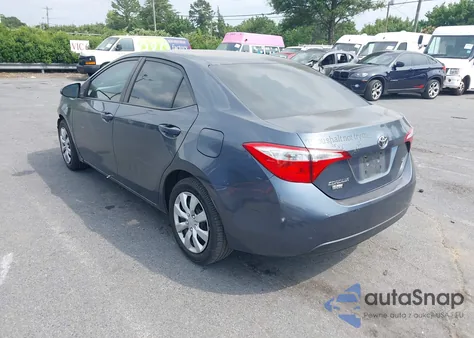 2015 Toyota Corolla Le z USA, uszkodzony, nr VIN 2T1BURHE9FC316299